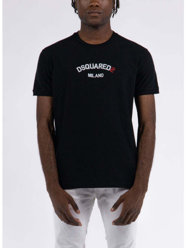 T-SHIRT DSQUARED2 MILANO, 900 BLACK, large
