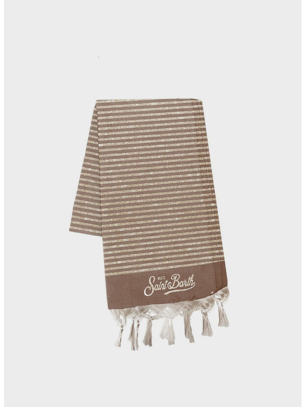 TELO MARE FOUTAS, 00624L STRIPES S 18OR EMB, large
