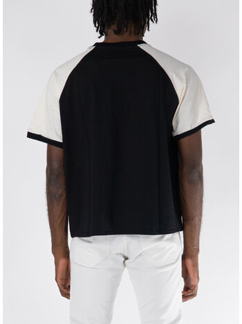 T-SHIRT OIL CORP RAGLAN VINTAGE, 2286 VTG BLACK/ VTG OFFWHITE, small