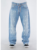 JEANS DESTROYED BATTEN JEAN, BLU BLUE, thumb