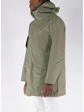 CAPPOTTO PARKA RIP-STOP, 228 VERDE SALVIA, small