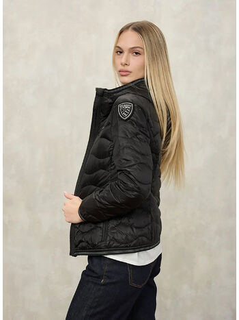 PIUMINO CON CAPPUCCIO CAMELIA, 999 NERO, small