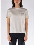 T-SHIRT IN JERSEY CON TASCHINO, 016 WHITE, thumb