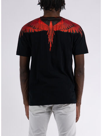 T-SHIRT ICON WINGS REGULAR, 1025 BLACK RED, small