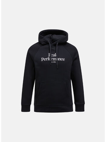 FELPA HOODIE ORIGINAL, BLACK/OFFWHITE, small
