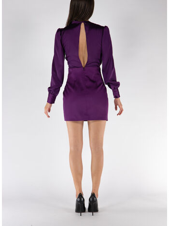 ABITO THE DALIA DOUBLE, AUBERGINE, small