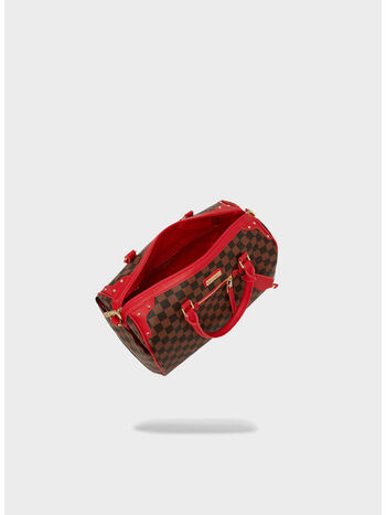 BORSA DUFFLE RED SHARKS IN PARIS BOX MINI, SHARKS IN PARIS, small