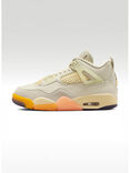 SCARPA AIR JORDAN 4 RETRO UNISEX, 101 COCONUT MILK/MULTI-COLOR, thumb