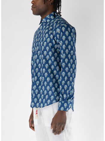 CAMICIA SIKELIA INDIGO SHAPE, 01707H 61, small