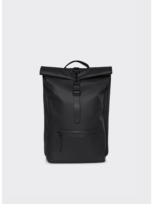 ZAINO ROLLTOP RUCKSACK, 01 BLACK, medium