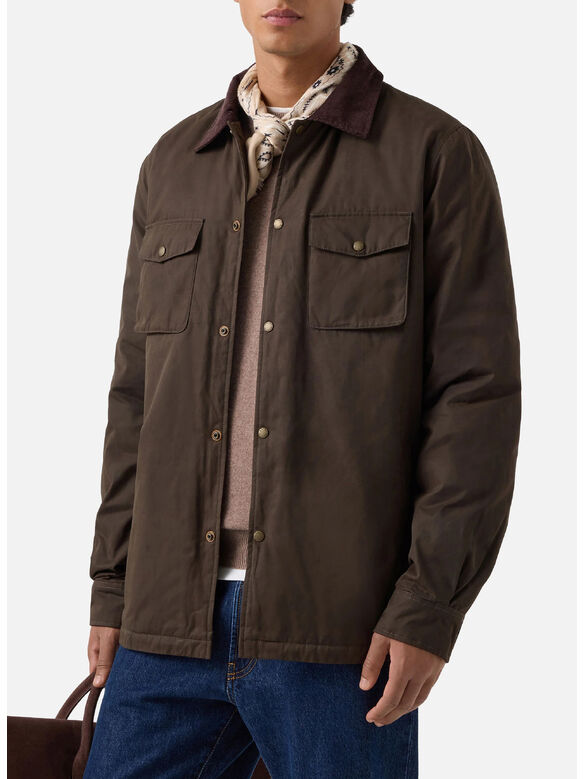 GIUBBOTTO BEXLEY WAX, 00034M 52 MILITARY, medium