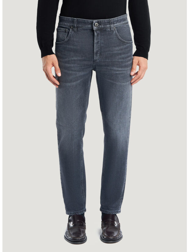 PANTALONE ORIGINAL STRETCH BLACK DENIM, MI22 DENIM, large