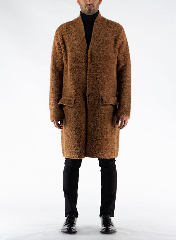 CAPPOTTO PELLICCIA, 875VICUNA, medium