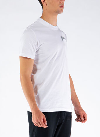 T-SHIRT IN COTONE BIOLOGICO CON TASCA, YAF, small