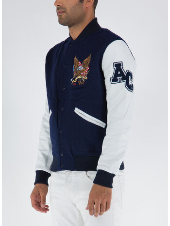 GIUBBOTTO VARSITY COLLEGE, NAVY, small