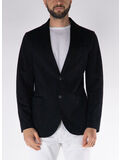 GIACCA MONOPETTO IN PIQUET, 001 BLACK, thumb