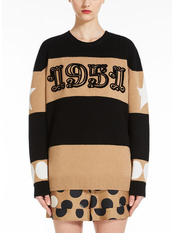 MAGLIONE DIRCE, 009 BLACK, small
