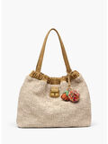 BORSA THE SUMMER WOVEN CRISTINA TOTE, 255 NATURAL, thumb