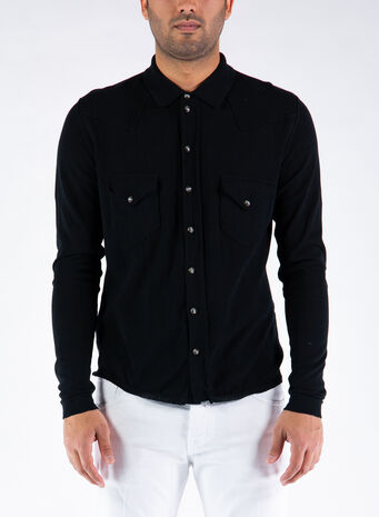 CAMICIA TEXAS, NERO, small