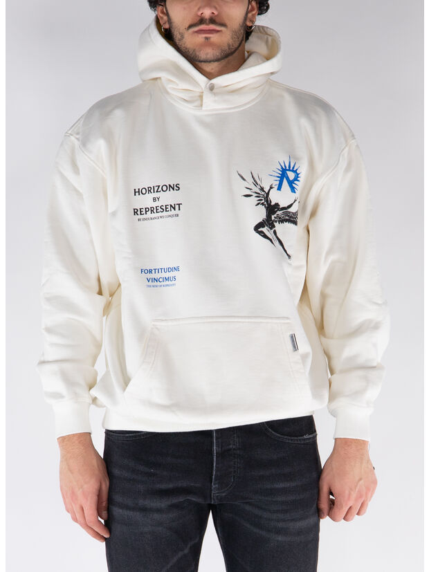 FELPA HOODIE ICARUS, 72 FLAT WHITE, large