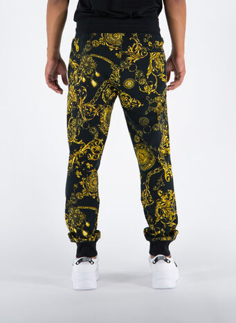 PANTALONE SPRINT BIJOUX BAROCCO, G89BLACK, small