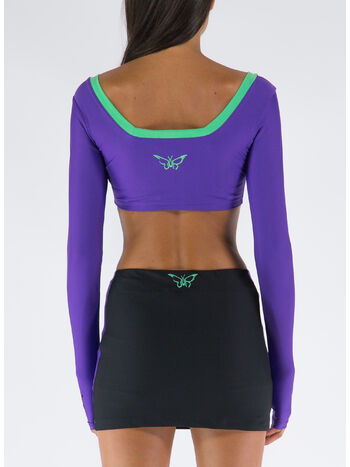TOP A MANICHE LUNGHE PUMA x DUA LIPA, 90 ROYAL PURPLE, small