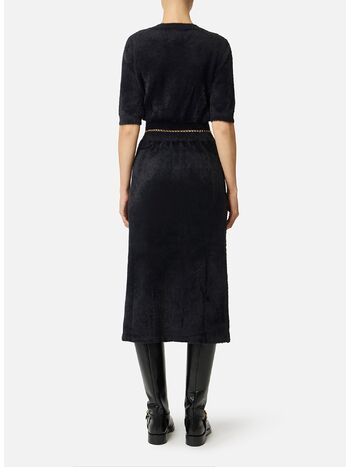 ABITO IN MAGLIA CON CINTURA, 110 NERO, small