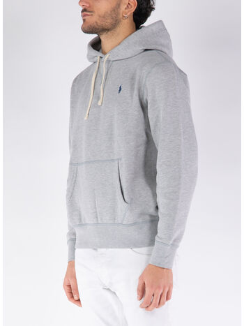 FELPA CON CAPPUCCIO, ANDOVER HEATHER, small