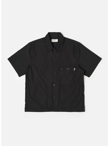 CAMICIA RECYCLED POLYTECH Z TECH OVERSHIRT, TECH BLACK, small