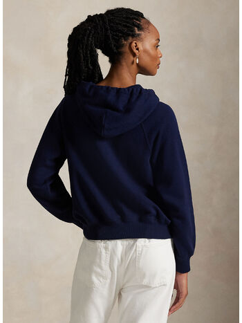 FELPA CON CAPPUCCIO HOODIE, CRUISE NAVY, small