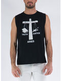T-SHIRT TRUTH JUSTICE LOW ARMHOLE, BLK BLACK, thumb