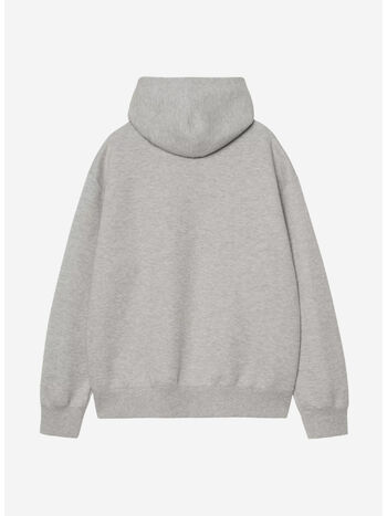 FELPA ALDA, 00DXX GREY HEATHER/WHITE, small