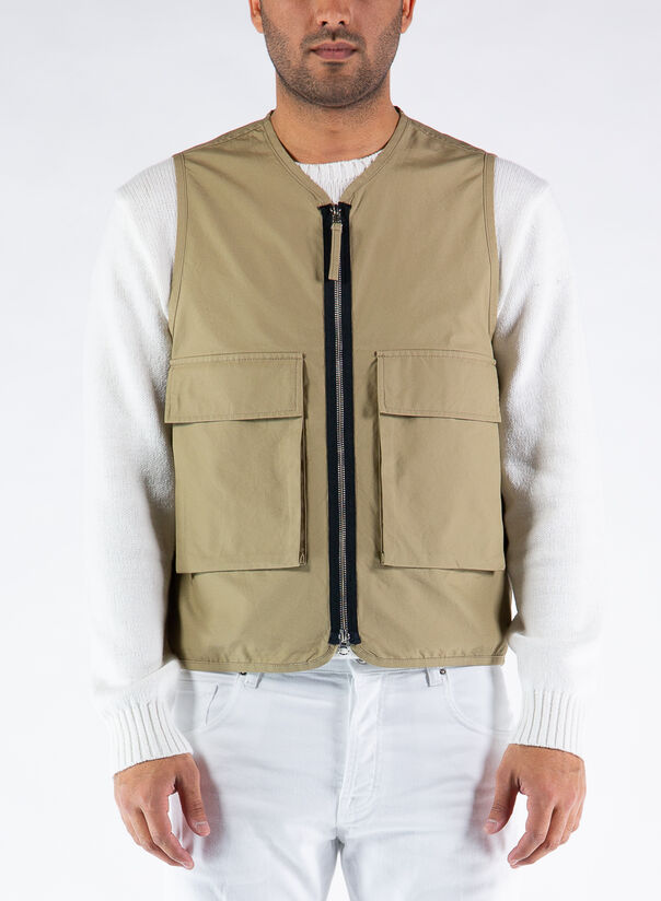 GILET HANGOUT, SAND, large