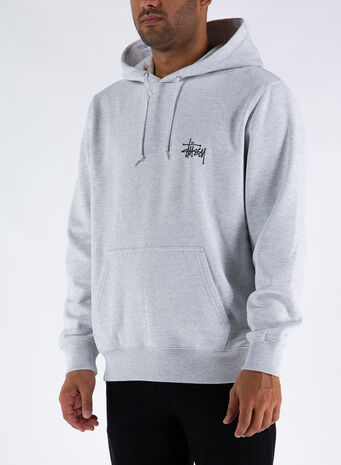 FELPA BASIC STUSSY, ASHHEATHER, small