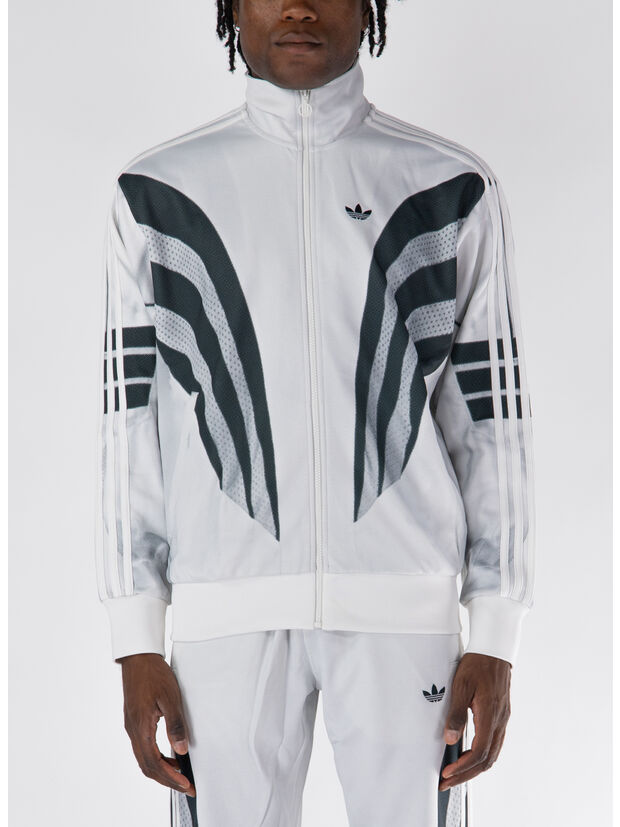 FELPA FULL ZIP PREMIUM PRINT CURVED 3-STRIPES, CLOWHI, large