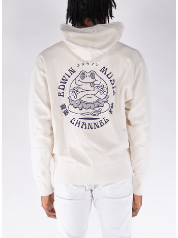 FELPA HOODIE MUSIC CHANNEL, WHW.67 WHISPER WHITE, small