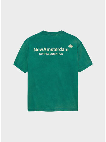 T-SHIRT LOGO, GREEN/BUTTER YELLOW , small