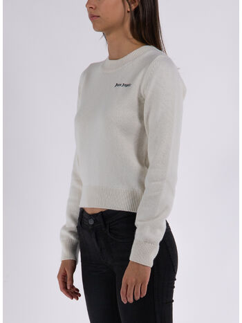 MAGLIONE CLASSIC LOGO, 0410 BUTTER BLACK, small