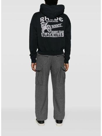 FELPA HOODIE SUPERCROSS, 0610 VTG BLACK, small