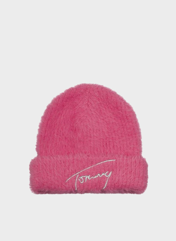 TOMMY HILFIGER BERRETTO MORBIDO CON LOGO RICAMATO Rosa Donna | Selecteur