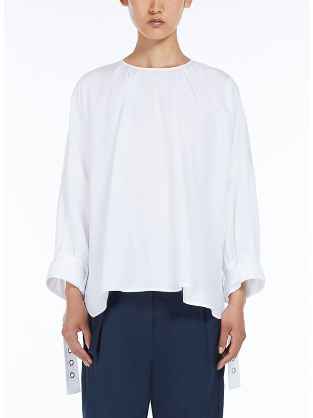 CAMICIA MORBIDA MAYA, 001 BIANCO, large