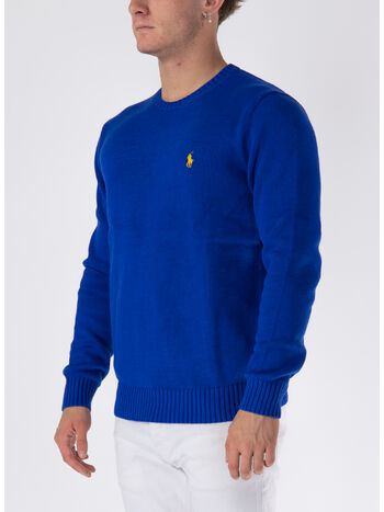 MAGLIONE GIROCOLLO CON LOGO, SAPPHIRE STAR, small