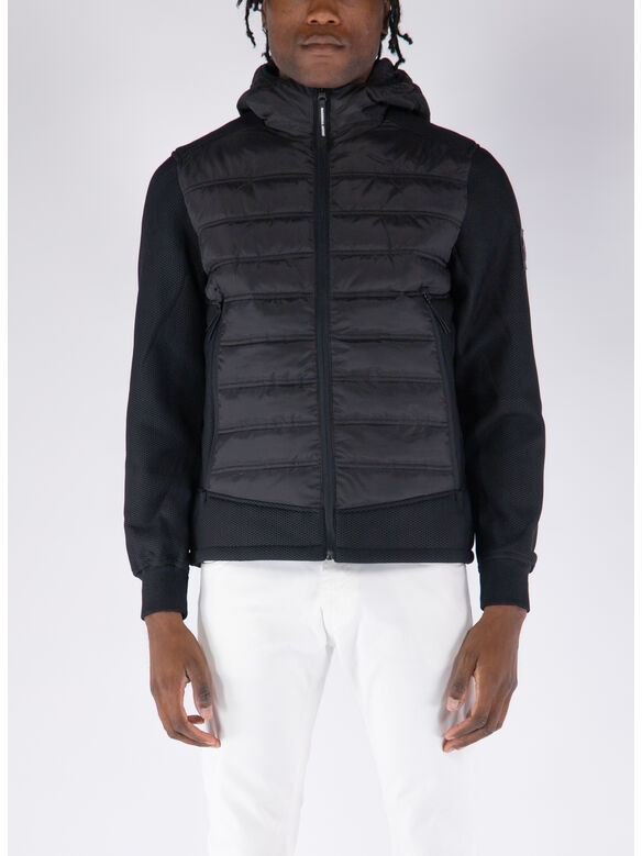 PIUMINO HYBRID SOFTSHELL, 001 BLACK, medium