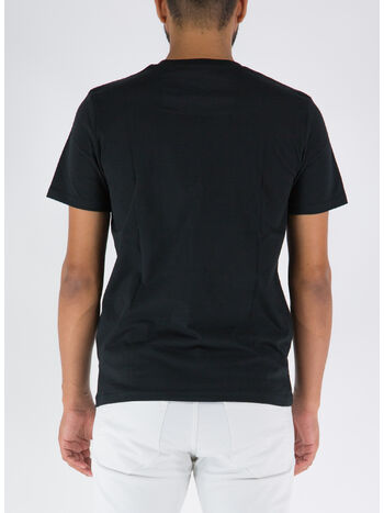 T-SHIRT CON STAMPA, BLACK, small