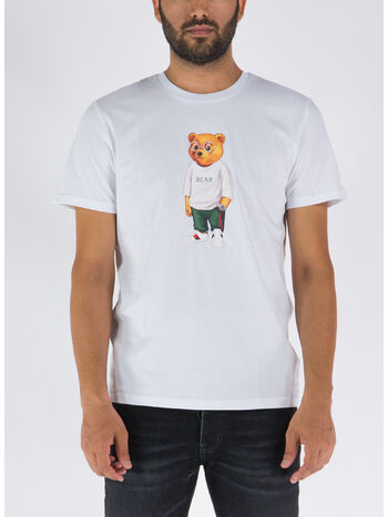 T-SHIRT CON STAMPA, WHITE, small