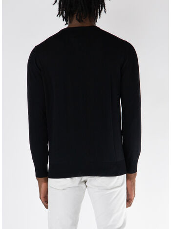 MAGLIONE GIROCOLLO, 13 NERO, small