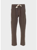 PANTALONE CALAIS, 00920L LINEN 18H DARK BROWN, thumb