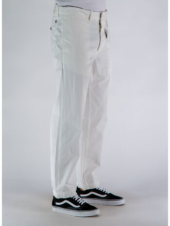 PANTALONE HERMANN GABARDINE, OFF WHITE, small