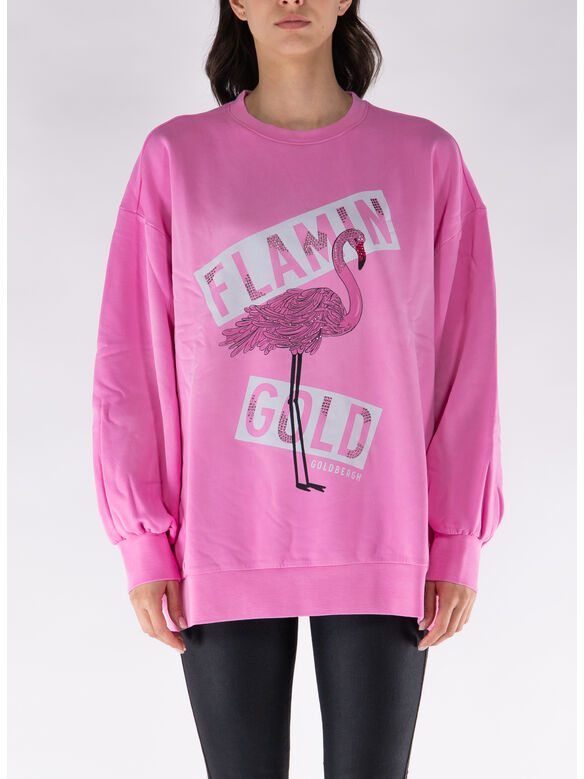 FELPA GIROCOLLO FLAMAZING, 4726 MIAMI PINK, medium