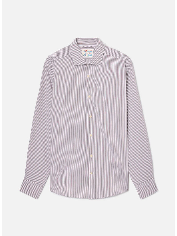 CAMICIA PAMPLONA, 08061L SEERSUCKER STRIPES S 18, large